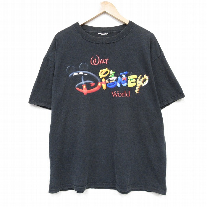 00s 半袖Tシャツ ディズニー ブラック XL | 古着