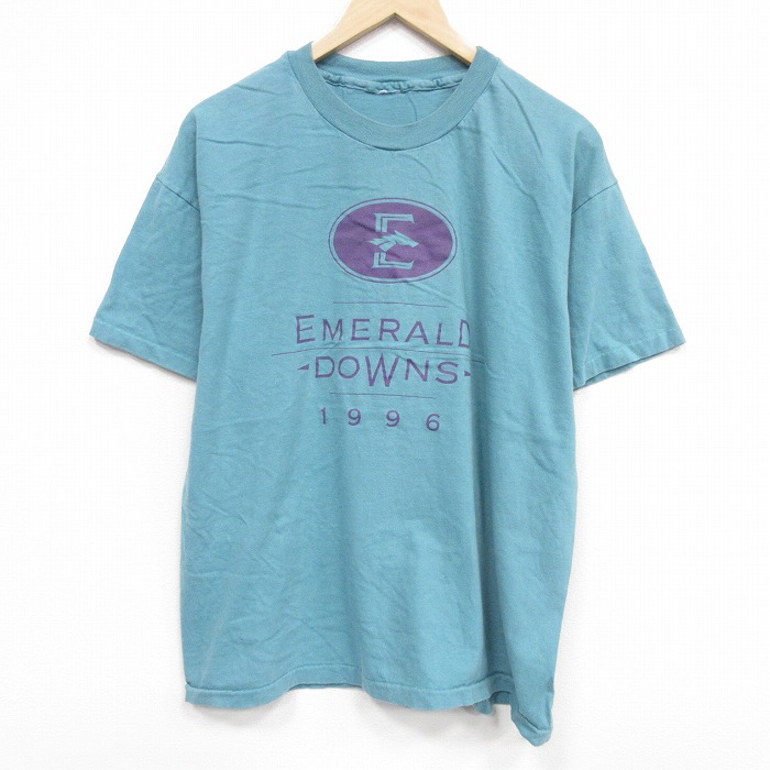 90s 半袖Tシャツ EMERALD グリーン XL | 古着