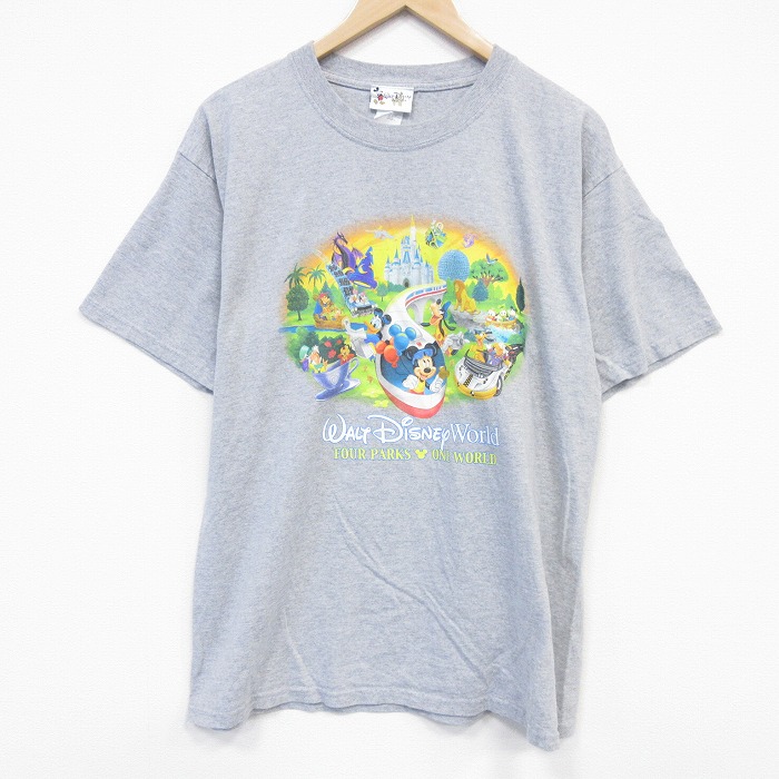 00s 半袖Tシャツ ディズニー グレー L | 古着