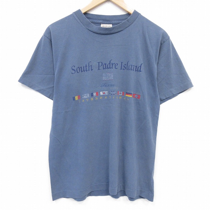 90s 半袖Tシャツ テキサス ネイビー M | 古着