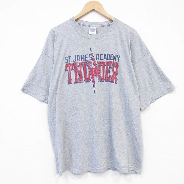 【20%OFF】00s 半袖Tシャツ サンダー グレー メンズXL相当 | 古着
