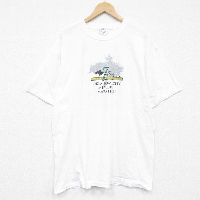 【20%OFF】00s 半袖Tシャツ オクラホマ ホワイト メンズXL相当 | 古着