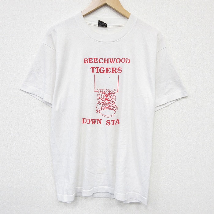 スクリーンスターズ 80s 半袖Tシャツ タイガース ホワイト XL | 古着