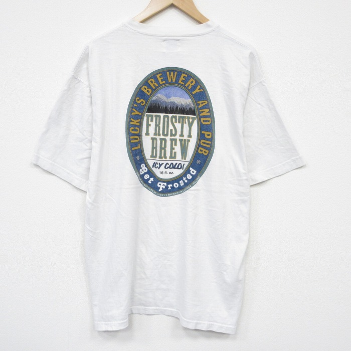 90s 半袖Tシャツ FROSTY ホワイト XL | 古着