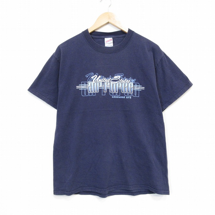 00s 半袖Tシャツ USエアフォース ネイビー M | 古着
