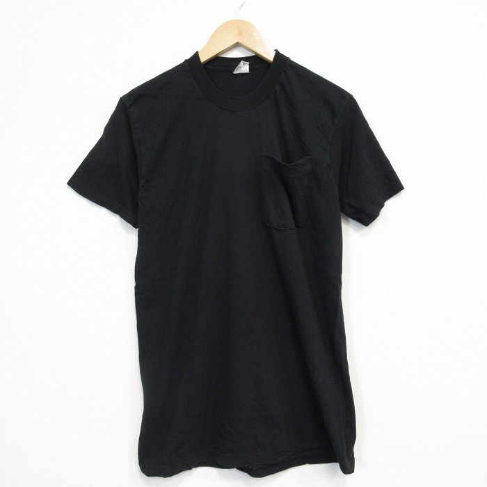 フルーツオブザルーム 00s 半袖Tシャツ 胸ポケット付き ブラック M | 古着