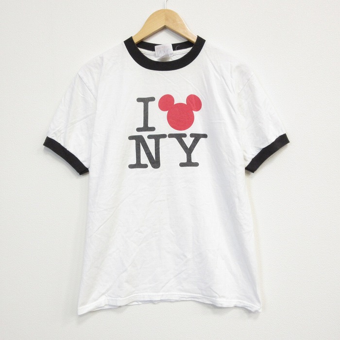 ディズニー 00s 半袖Tシャツ ミッキー ホワイト M | 古着