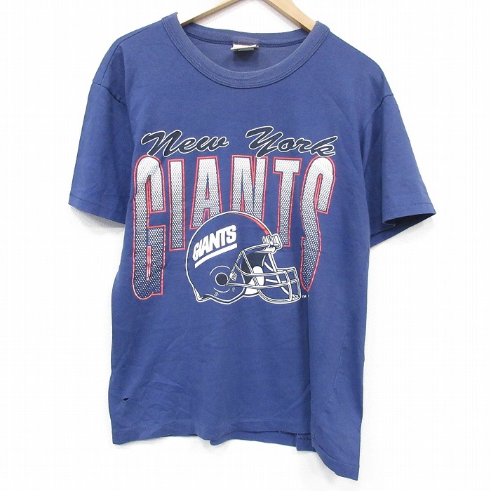 90s 半袖Tシャツ ニューヨークジャイアンツプリント ネイビー メンズL相当 | 古着