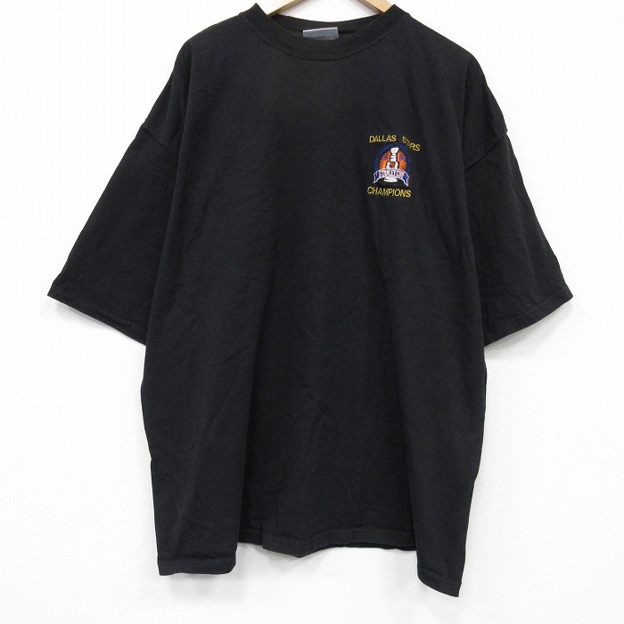 プーマ 90s 半袖Tシャツ NHLダラススターズ ブラック メンズXL相当 | 古着