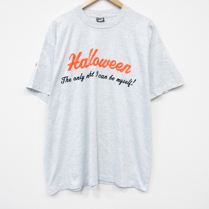 【20%OFF】スクリーンスターズ 80s 半袖Tシャツ ハロウィン グレー メンズXL相当 | 古着