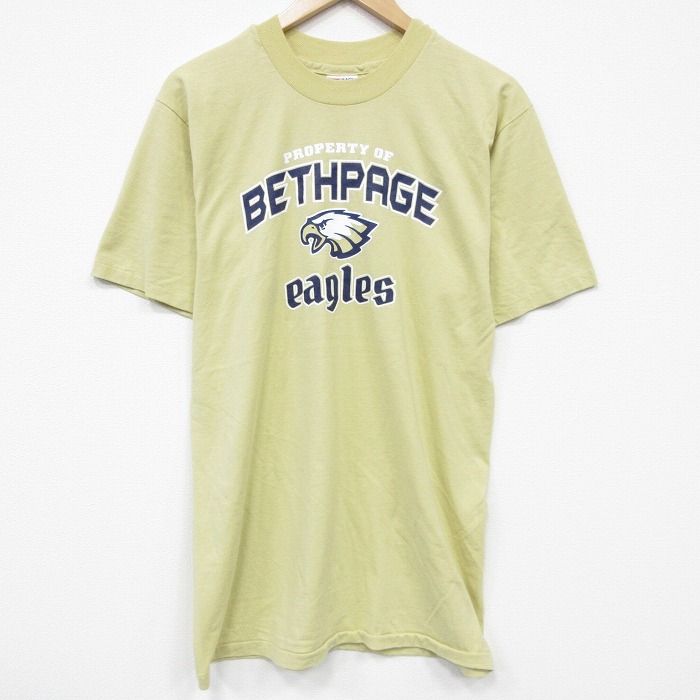 90s 半袖Tシャツ イーグルス イエロー メンズL相当 | 古着