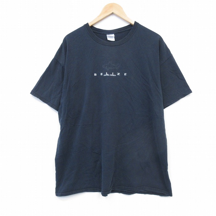 【20%OFF】00s 半袖Tシャツ サメ ブラック メンズXL相当 | 古着