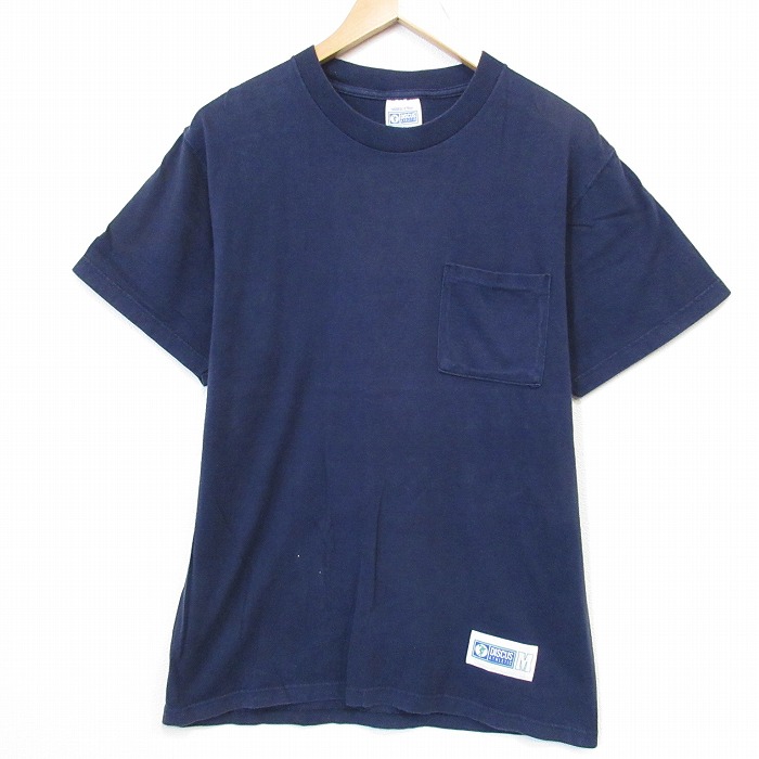 ディスカス 90s 半袖Tシャツ ネイビー メンズM相当 | 古着