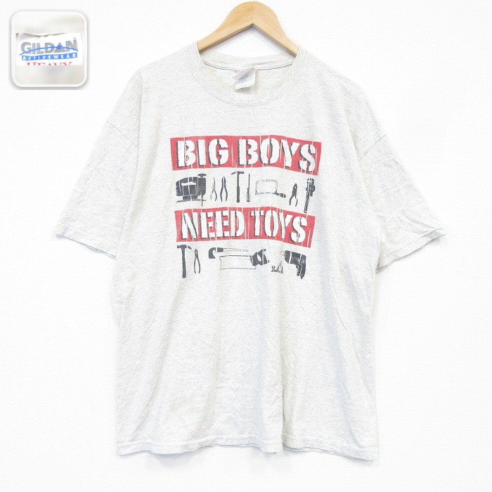 00s 半袖Tシャツ BIG BOYS グレー メンズXL相当 | 古着
