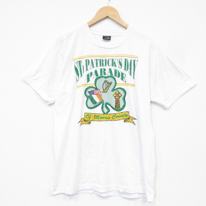 【20%OFF】スクリーンスターズ 80s 半袖Tシャツ クローバー ホワイト メンズL相当 | 古着