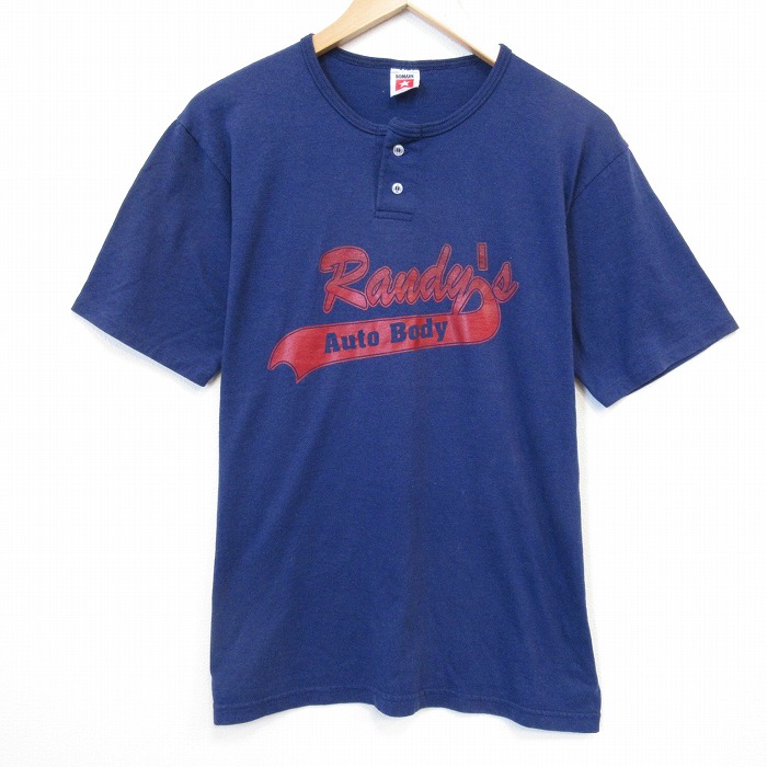 【20%OFF】80s 半袖Tシャツ Auto ネイビー メンズM相当 | 古着
