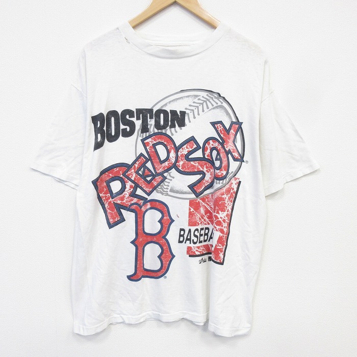 90s 半袖Tシャツ ボストンレッドソックス ホワイト メンズXL相当 | 古着