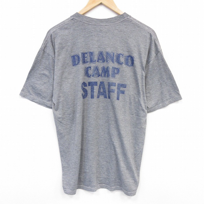 【20%OFF】00s 半袖Tシャツ DELANCO 霜降りグレー メンズL相当 | 古着