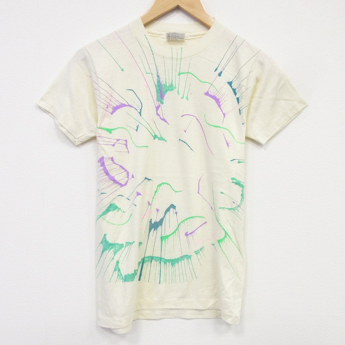 ヘインズ 80s 半袖Tシャツ ベージュ メンズS相当 | 古着