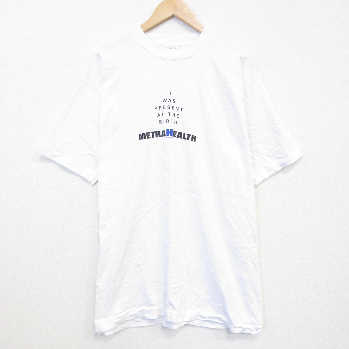 フルーツオブザルーム 90s 半袖Tシャツ METRA ホワイト メンズXL相当 | 古着
