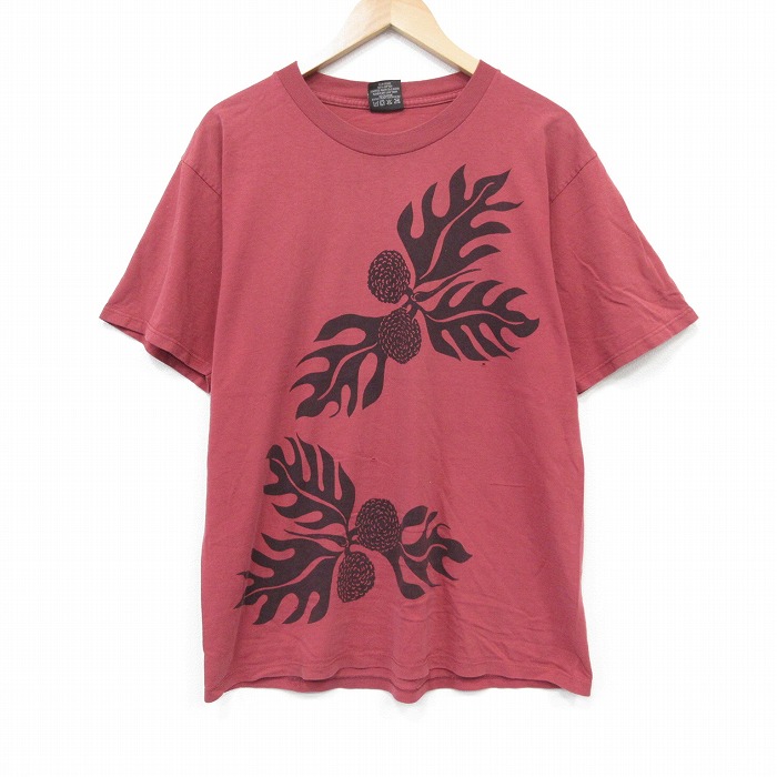 90s 半袖Tシャツ バーガンディ メンズL相当 | 古着