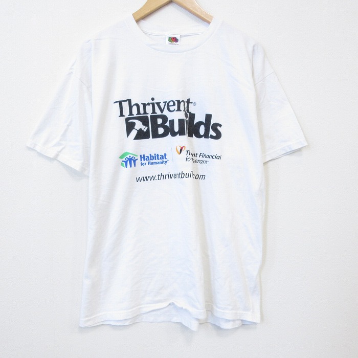 【20%OFF】フルーツオブザルーム 00s 半袖Tシャツ ハンマー ホワイト メンズXL相当 | 古着