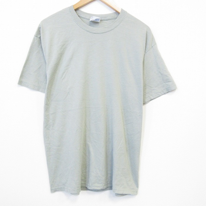 ヘインズ 00s 半袖Tシャツ 無地 カーキ メンズL相当 | 古着