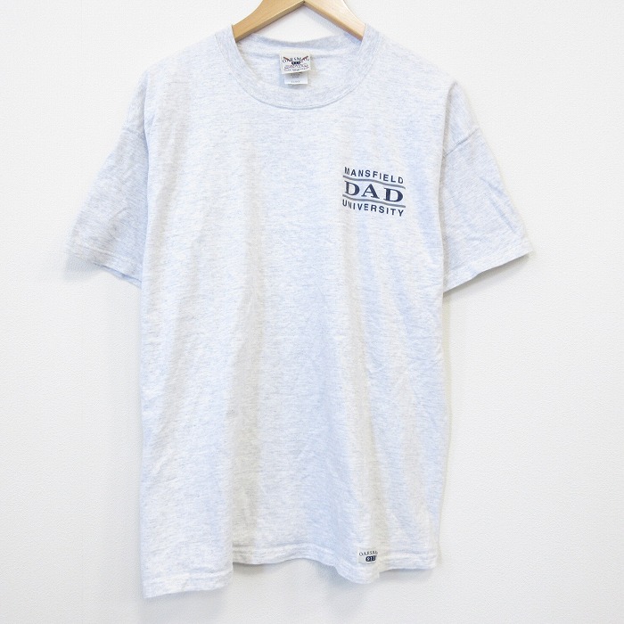 90s 半袖Tシャツ DADカレッジ グレー メンズXL相当 | 古着