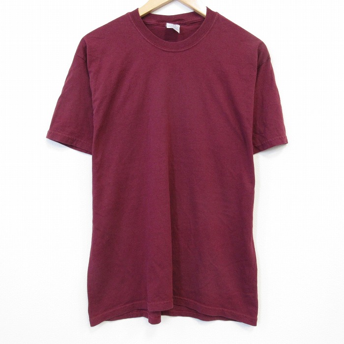 00s 半袖Tシャツ バーガンディ メンズL相当 | 古着