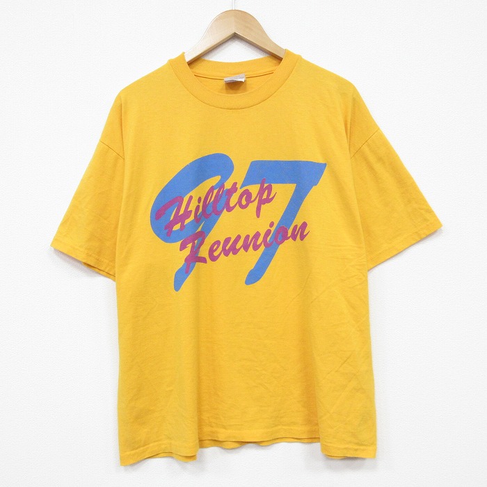 ヘインズ 90s 半袖Tシャツ イエロー メンズXL相当 | 古着