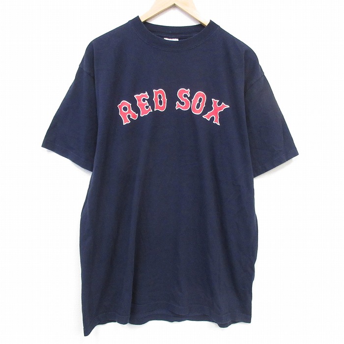 マジェスティック 00s 半袖Tシャツ ボストンレッドソックス松坂大輔18 ブラック メンズXL相当 | 古着