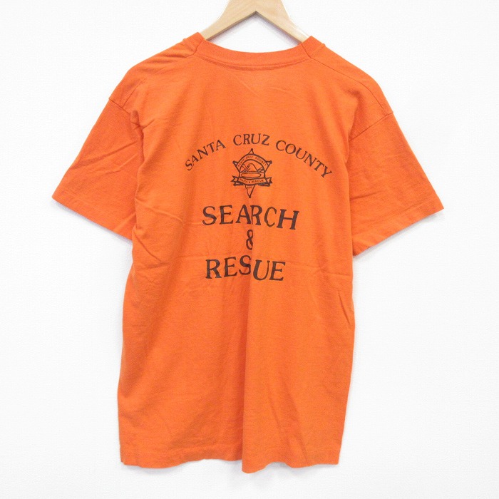 フルーツオブザルーム 90s 半袖Tシャツ サーチ オレンジ メンズL相当 | 古着