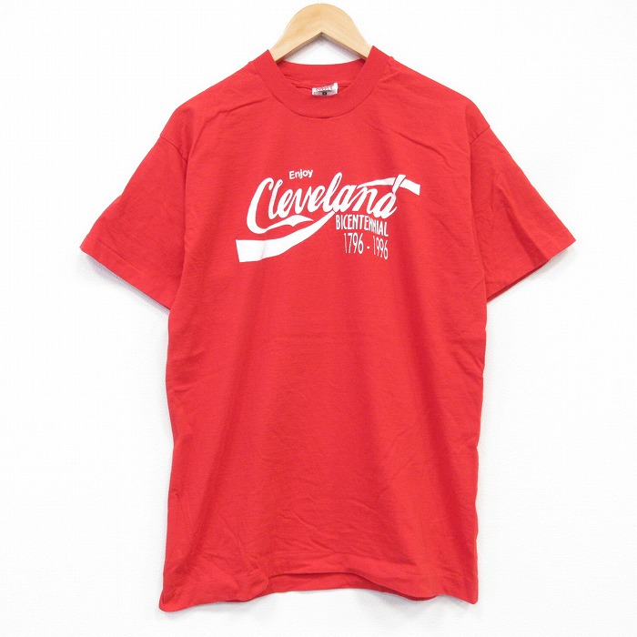【20%OFF】フルーツオブザルーム 00s 半袖Tシャツ クリーブランド レッド メンズL相当 | 古着