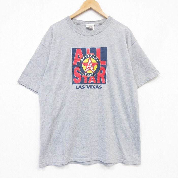 90s 半袖Tシャツ ラスベガス グレー メンズXL相当 | 古着