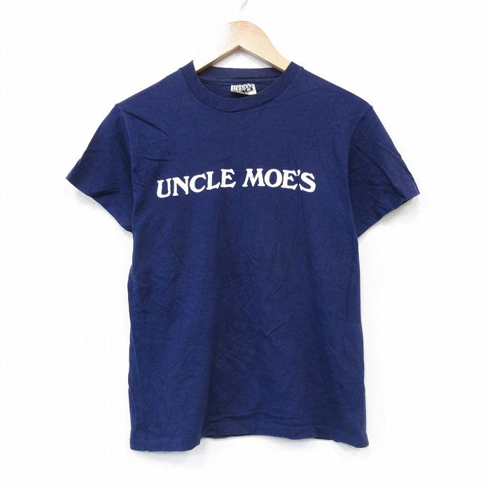 ヘインズ 80s 半袖Tシャツ UNCLE ネイビー メンズS相当 | 古着