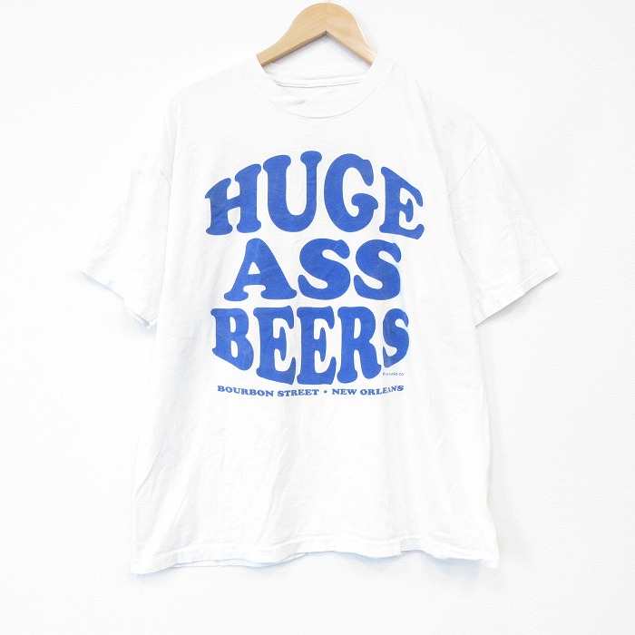90s 半袖Tシャツ HUGE ホワイト メンズXL相当 | 古着