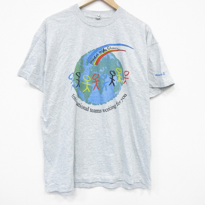 スクリーンスターズ 90s 半袖Tシャツ インターナショナル グレー メンズXL相当 | 古着