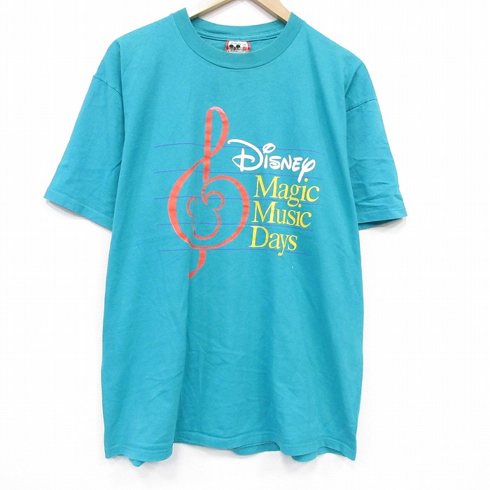 ディズニー 90s 半袖Tシャツ グリーン メンズXL相当 | 古着