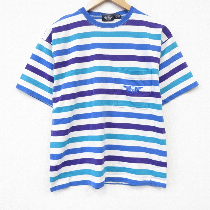 ドッカーズ 90s 半袖Tシャツ ワンポイントロゴ ホワイト メンズM相当 | 古着