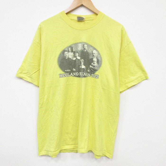 【20%OFF】半袖Tシャツ HEGLAND イエロー メンズXL相当 | 古着