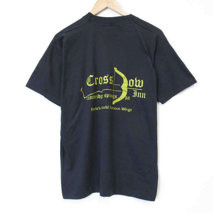 フルーツオブザルーム 90s 半袖Tシャツ クロスボウ ブラック メンズL相当 | 古着