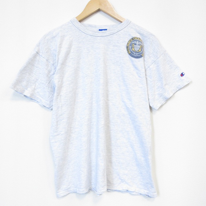 チャンピオン 90s 半袖Tシャツ ミリタリー グレー メンズL相当 | 古着