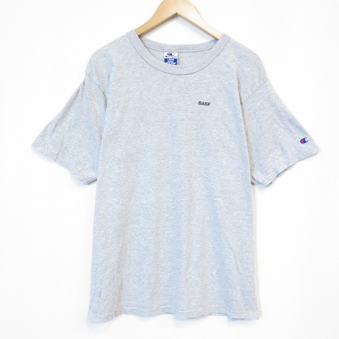 チャンピオン 90s 半袖Tシャツ BASF グレー メンズXL相当 | 古着