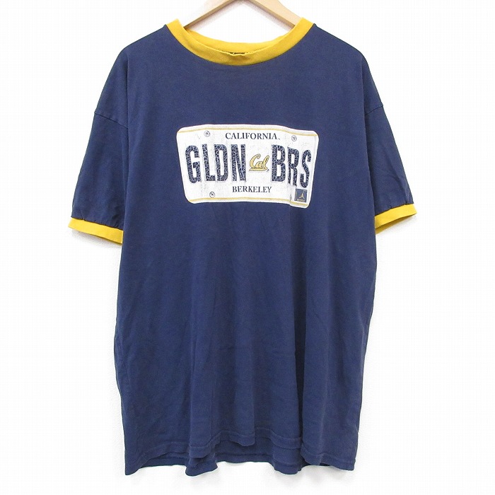 ナイキ 00s 半袖Tシャツ GLDN ネイビー メンズXL相当 | 古着