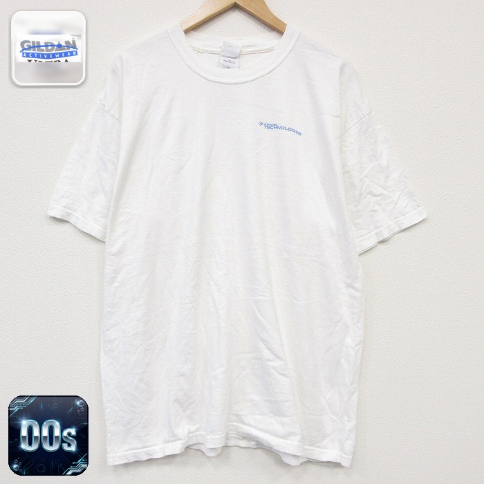 半袖Tシャツ テクノロジー ホワイト メンズXL相当 | 古着
