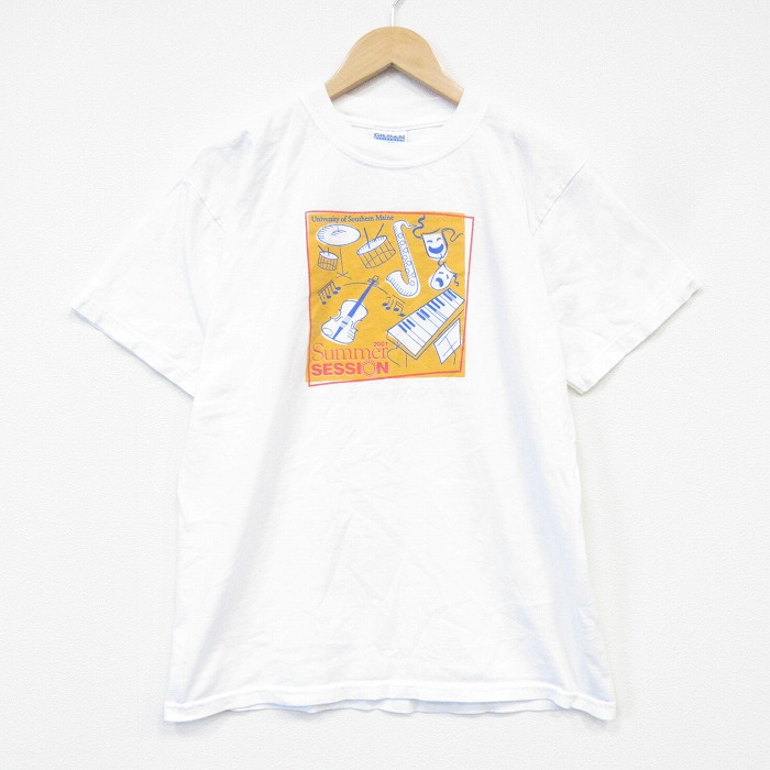 【20%OFF】00s 半袖Tシャツ サマーセッション ホワイト メンズM相当 | 古着