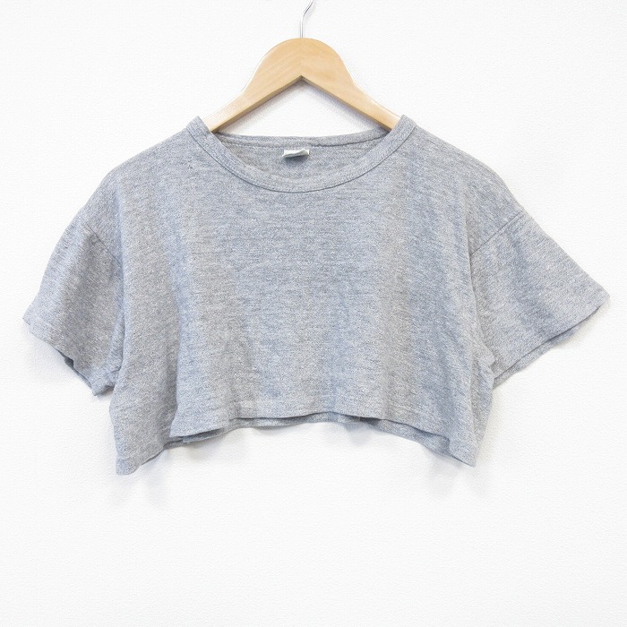 チャンピオン 70s 半袖Tシャツ ハチハチワンツー グレー メンズXL相当 | 古着