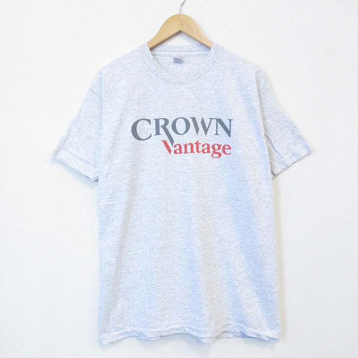 フルーツオブザルーム 90s 半袖Tシャツ クラウン グレー メンズXL相当 | 古着