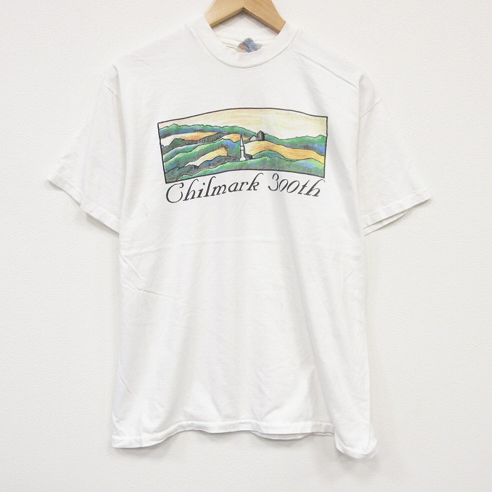 ヘインズ 90s 半袖Tシャツ Chilmark ホワイト メンズL相当 | 古着