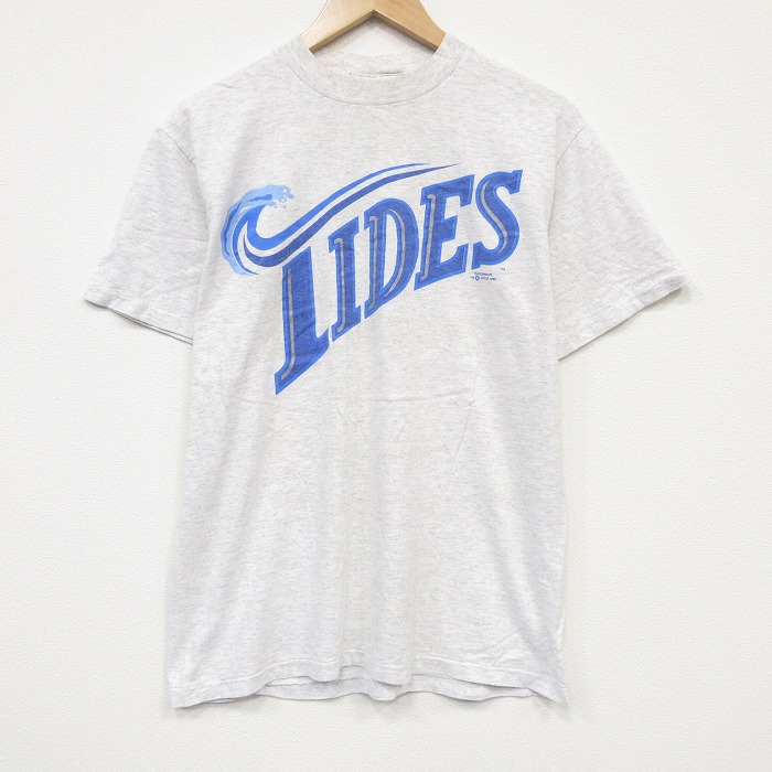 オニータ 90s 半袖Tシャツ MLBノーフォークタイズ グレー メンズM相当 | 古着